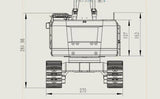 Metal 1/14 374F Hydraulic RC Excavator Remote Controlled Engineering Vehicles Assembled & Painted Light Sound System