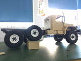 1/12 CROSS RC 6*6 Off Road Military Truck Model HC6 KIT with Metal Axles 45T Motor Light System Car Trumpet Unassembed Unpainted