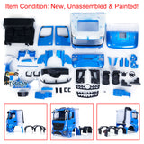 1/14 Painted Plastic Body Shell Cabin Set Unassembled and Painted for 6x6 RC Tractor Truck 6X4 Radio Controlled Car DIY Car Model