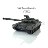 2.4G Henglong 1/16 Scale TK7.0 Russian T90 Ready To Run Radio Controlled Tank 3938 W/ 360 Turret Plastic Tracks Sprockets Idlers