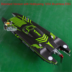 DTRC X55 110km/h Remote Control High-speed Racing Boat RC Ship Waterproof PNP RTR Basic Edition Hardware Steering Cooling System