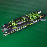 DTRC X55 Waterproof RC High-speed Racing Boats 130km/h Remote Control Boat Model with Efficient Water Cooling Steering System