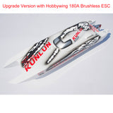 DTRC X55 Remote Control Racing Boats 130km/h High-speed Waterproof RC Ship Model DIY PNP RTR Verisons Fiberglass Hull ESC Servo