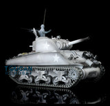 Henglong 1/16 TK7.0 M4A3 Sherman Radio Controlled Ready To Run Tank 3898 Barrel Recoil Metal Tracks Sprockets Idlers Smoke Sound