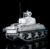 Henglong 1/16 TK7.0 M4A3 Sherman Radio Controlled Ready To Run Tank 3898 Barrel Recoil Metal Tracks Sprockets Idlers Smoke Sound