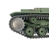 Henglong 1/16 TK7.0 Soviet KV-2 Ready To Run Radio Controlled Tank 3949 360 Turret Smoke Sound Metal Tracks Sprockets Idlers