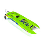E32 Fiber Glass Electric Racing RC Boat with Fiber Glass Boat Hull Cooling System Metal Steering Rudder 65-75km/h High Speed