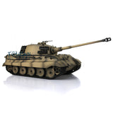 1/16 Scale TK7.0 Henglong Plastic King Tiger Remote Controlled Ready To Run Tank 3888A 360 Turret Barrel Recoil Steel Gearbox