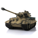 Henglong 1/16 TK7.0 Plastic FPV Ready To Run Remote Controlled King Tiger Tank 3888A 360 Turret Barrel Recoil Steel Gearbox