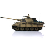 Henglong 1/16 TK7.0 Plastic FPV Ready To Run Remote Controlled King Tiger Tank 3888A 360 Turret Barrel Recoil Steel Gearbox