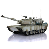 2.4G Henglong 1/16 TK7.0 M1A2 Abrams Radio Controlled Ready To Run IR Tank 3918 360 Turret Barrel Recoil Metal Tracks Sprockets