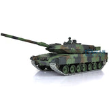 Henglong 1/16 TK7.0 Leopard2A6 RC RTR Tank 3889 360 Turret Barrel Recoil Metal Tracks W/ Rubber Pads Sprockets Idlers Road Wheels