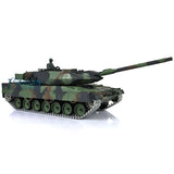 Henglong 1/16 TK7.0 Leopard2A6 RC RTR Tank 3889 360 Turret Barrel Recoil Metal Tracks W/ Rubber Pads Sprockets Idlers Road Wheels