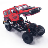 4x4 1:18 Radio Control Off-road Vehicle Hobby Plus CR18 RTR RC Crawler Car Model with Motor Servo ESC Light System Controller