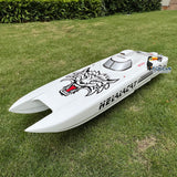 G30E 30CC DIY Model Prepainted Gasoline Race KIT RC Boat Hull Only for Advanced Player without Engine Battery Radio Shaft