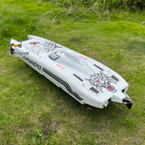 G30E 30CC Fiber Glass 70KM/H Gasoline Racing ARTR RC Boat W/ GT3C Radio System Engine Propeller Servo