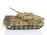 2.4G Henglong 1/16 Scale TK7.0 Upgrade FPV Leopard2A6 RC RTR Tank 3889 360 Barrel Recoil Metal Tracks Sprockets Idlers Wheels