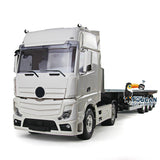 Toucanrc 1/14 DIY 3Axles Remote Controller Tractor Truck Flatbed Lorry Trailer Car Model Unpainted and Unassembled