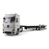 Toucanrc 1/14 DIY 3Axles Remote Controller Tractor Truck Flatbed Lorry Trailer Car Model Unpainted and Unassembled