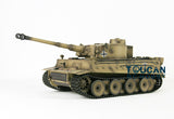 Henglong 1/16 TK7.0 Tiger I RC Tank Model 3818 FPV With 360Turret Barrel Recoil Metal Tracks Sprockets Idlers Driving Gearbox