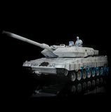 2.4G Henglong 1/16 Scale 7.0 Plastic Leopard2A6 Ready To Run RC BB IR Tank Barrel Recoil 3889 Tracks Sprockets Idlers Road Wheels