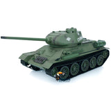 1/16 Scale TK7.0 Henglong Plastic Soviet T34-85 Remote Controlled Ready To Run BB IR Tank 3909 W/ 360 Turret Gearbox FPV Smoke