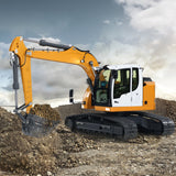 JDM-208 1/14 Scale Radio Control Hydraulic Excavator R920 Metal RC Digger Model w/ Battery