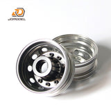 JDM Front Wheel Metal Hub Bearing Brake For LESU 1/14 Scale RC Dumper Tractor DIY Truck Remote Control Model Tamiya Car