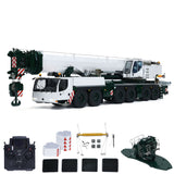 Eyewhale 1/14 RC Hydraulic Cranes Truck Giant 5M Length Crane 6 Axles WITH Sound Light System Painted and Assembled