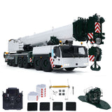 Eyewhale 1/14 RC Hydraulic Cranes Truck Giant 5M Length Crane 6 Axles WITH Sound Light System Painted and Assembled