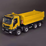 1/14 8x4 Metal Hydraulic RC Dump Truck 2-speed Radio Control Tipper Car Simulation DIY Model Painted ESC Servo Motor