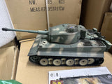 Heng Long New Painting 1/16 Scale RC German Tiger I PRO Version Metal Road Wheels Tracks Sprockets Driving Gearbox Infrared Combat Teshulianjie