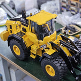 1/14 RC Hydraulic Wheeled Loader E260L Metal Remote Control Construction Vehicles AT9S Radio System Quick Release