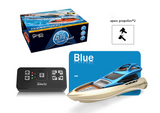 Remote Control Boat Mini Racing Ship Battery Propellers RC Mini Model 2.4GHz Ready to Run with Rechargeable Battery