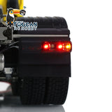 Save €200! 1/14 RC Tractor Truck K3363 6x6 Metal Chassis Radio Control Car 3-speed Gearbox Differential Lock Light Sound Systems Teshulianjie