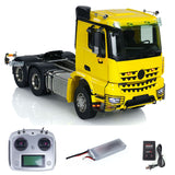 Save €200! 1/14 RC Tractor Truck K3363 6x6 Metal Chassis Radio Control Car 3-speed Gearbox Differential Lock Light Sound Systems Teshulianjie