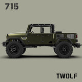 TWOLF 1:1 TW-715 RC Off-road Vehicles Remote Control Crawler Car Full Metal CNC KIT Version Unpainted Unassembled