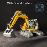 JDM-208 1/14 Radio Control Hydraulic Excavator R920 Metal RCDigger Model ST8 Sound