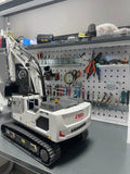 XDRC 1/14 945 Metal RC Hydraulic Excavator Radio Controlled Digger Truck Hobby PNP Models Heavy Equipment Machine Gift