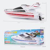 Heng Long RC Racing Boat 2.4G Remote Control High-Speed Luxury Yacht Ship Model with Servo Motor ESC Assembled Painted