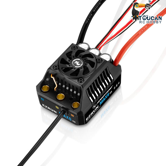 Hobbywing Waterproof Brushless ESC EZRUN MAX6 200A G2 for 1/6 1/7 RC Crawler Vehicle Remote Control Climbing Car DIY Parts Model