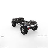 1/10 Scale 4x4 CROSSRC SU-4 Radio Controlled Off-road Vehicles Cars Electric Rock Crawler 4WD Model KIT
