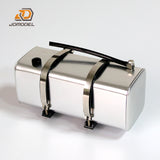 JDM Aluminium Alloy 80MM Fuel Tanks for 1/14 RC Tractor Radio Control Tractor Car Construction Vehicle Electric Toy Models