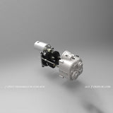 CROSS RC 1/10 GC4 KIT 4WD Car Model Military Truck KIT Motor Trumpet Metal Axle Suspension Drive Shaft Hubs Unassembled Unpainted