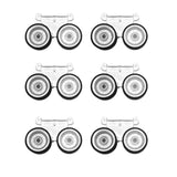 1/16 Metal Tracks Idler Sprockets Road Wheels Driving Wheel Rock Arm for Tongde RC Battle Tank Centurion MK5 for DIY Hobby Model