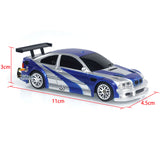 1/43 Scale 4WD TOUCANHOBBY Ready to Go RC Race Car Remote Controlled Drift Vehicle Mini Toy Electric Model Lights RTR