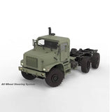 CROSSRC TC6 6X6 1/12 RC Military Truck 6WD Remote Control Car Model Building KIT W/ Motor Lights Speaker Two-speed Transmission