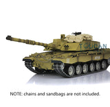 Customized Henglong 1/16 TK7.0 Challenger II Remote Controlled Ready To Run BB IR Tank 3908 Metal Road Tracks W/ Rubbers