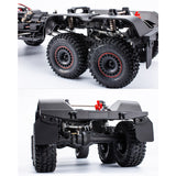 1/10 YIKONG 630x245x260mm RC Grey Crawler Car 6WD YK6101 Pickup Model ESC Motor Servo Light System W/O Battery Charger Sound