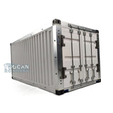 Toucanrc Unpainted DIY Model 20ft Container Box for Remote Control 1/14 Semi Trailer RC Tractor Truck